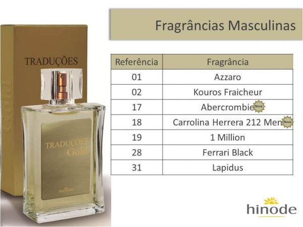 Novidade Hinode Masculinos