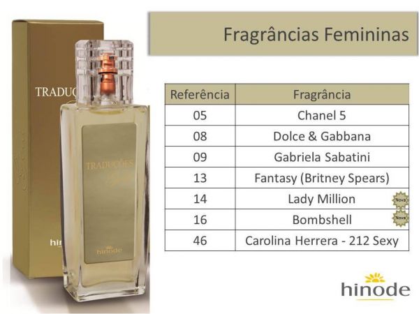 Novidade Hinode Para Mulheres